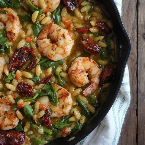 Shrimp Orzo